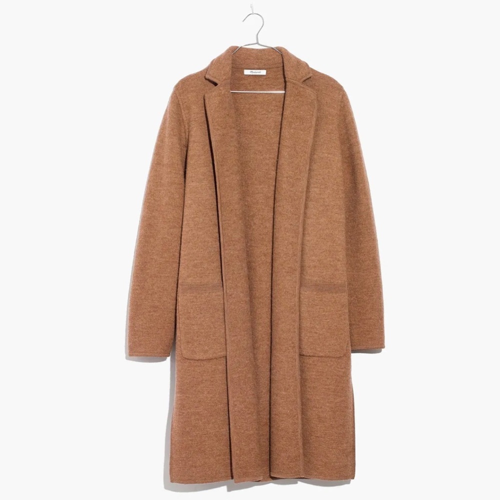 Madewell Sweater Coat with Classic Lapel